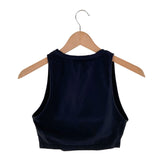 Blusa crop sleevless
