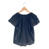 Blusa manga corta cuello en V