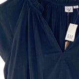 Blusa manga corta cuello en V