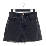Falda en denim destroyed