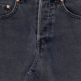Falda en denim destroyed