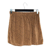 Falda mini animal print