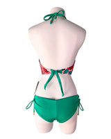 Bikini anudado print flores