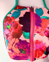 Bikini anudado print flores