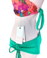 Bikini anudado print flores