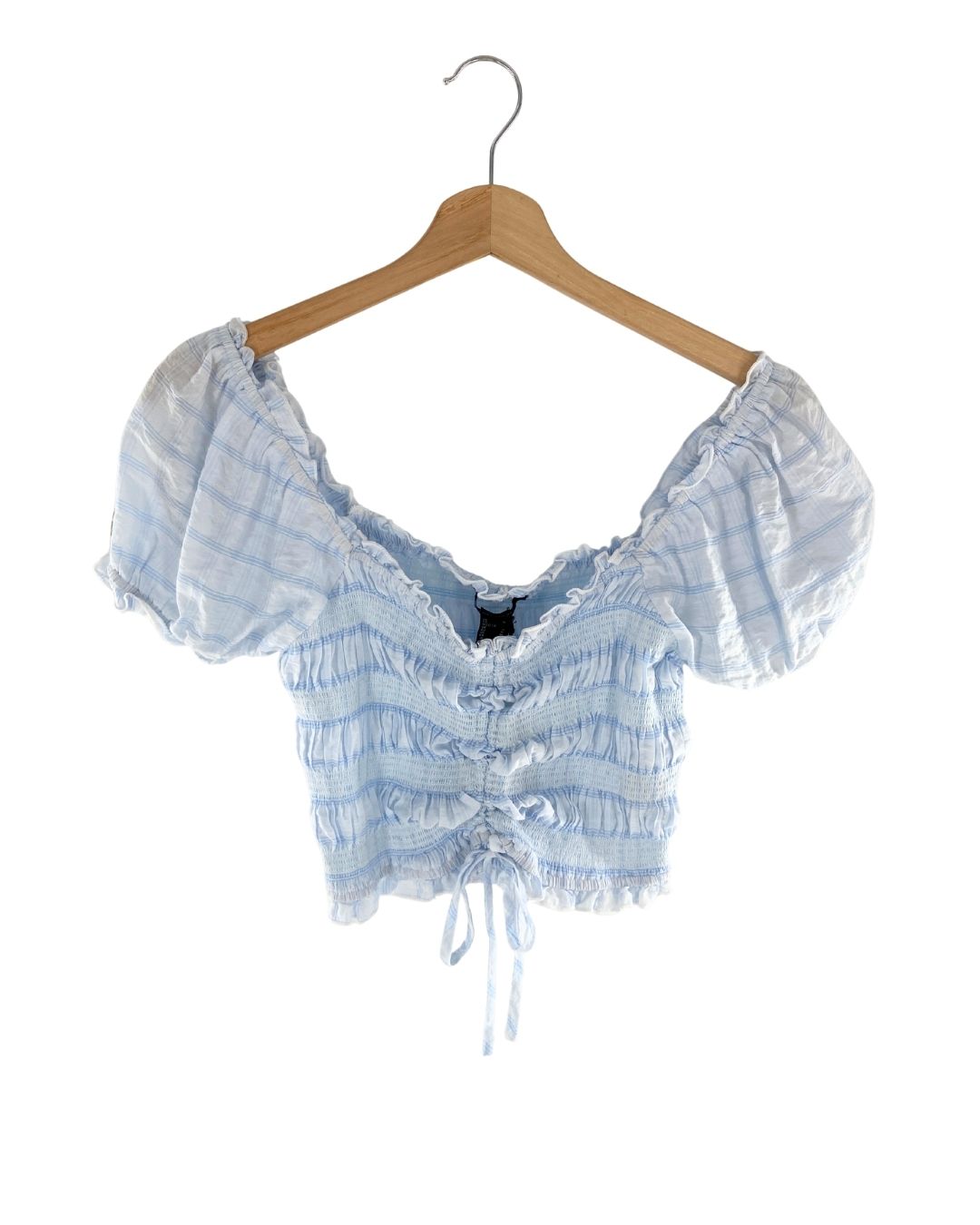 Crop top mangas encauchadas