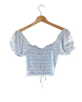 Crop top mangas encauchadas