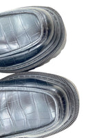 Loafers con textura suela alta