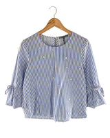 Blusa manga 3/4 a rayas