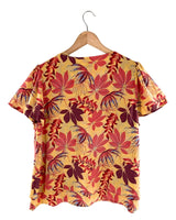 Blusa manga corta print flores
