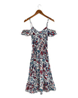 Vestido de tiras encauchado