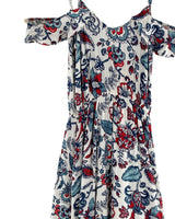 Vestido de tiras encauchado