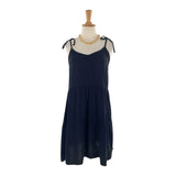 Vestido mini tiras anudada