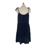 Vestido mini tiras anudada