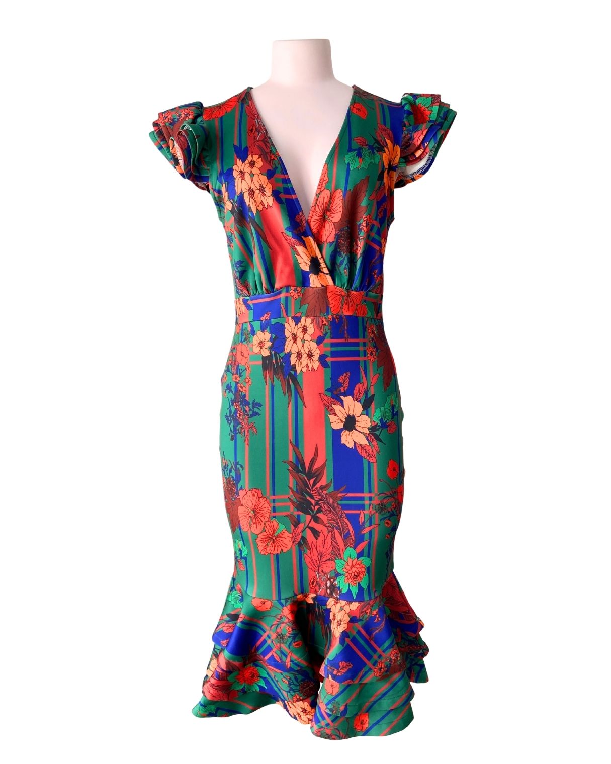 Vestido midi en scuba