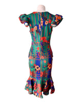 Vestido midi en scuba