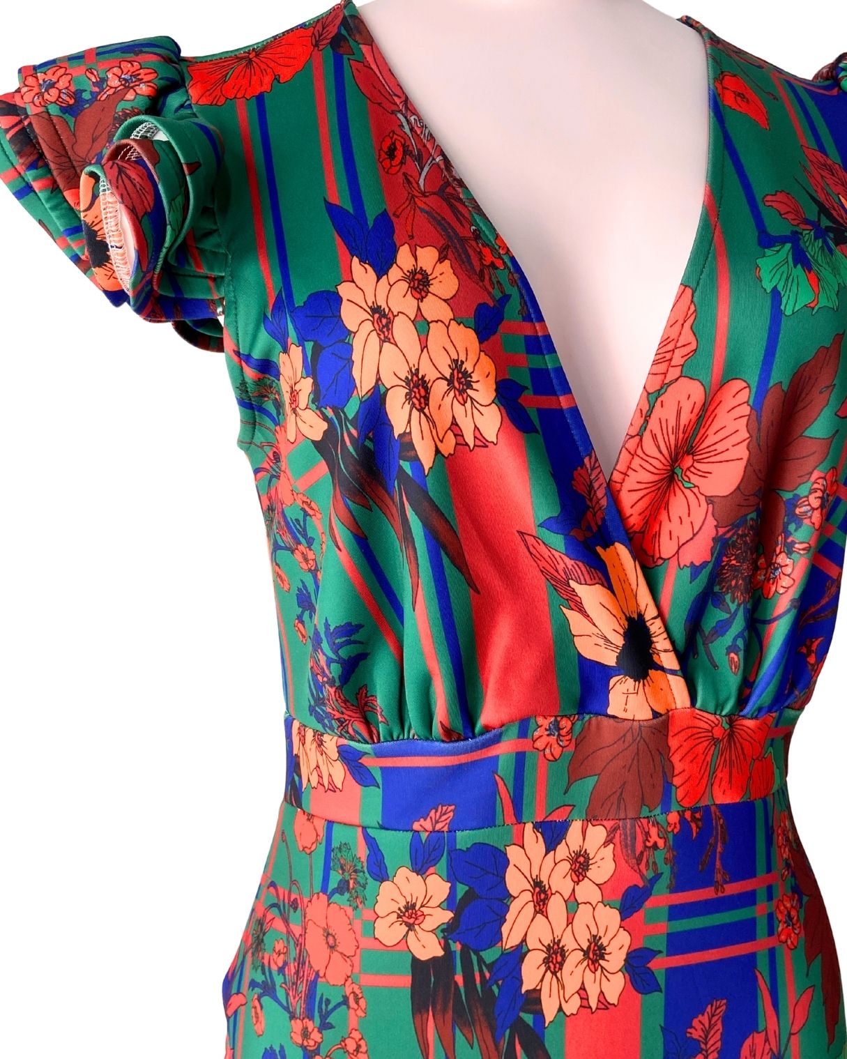Vestido midi en scuba