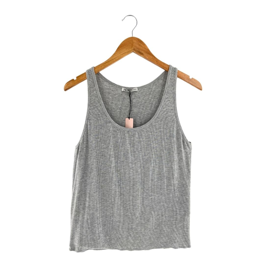 Camiseta tipo tank en canalé