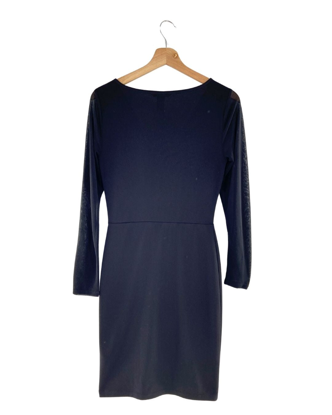 Vestido midi manga larga
