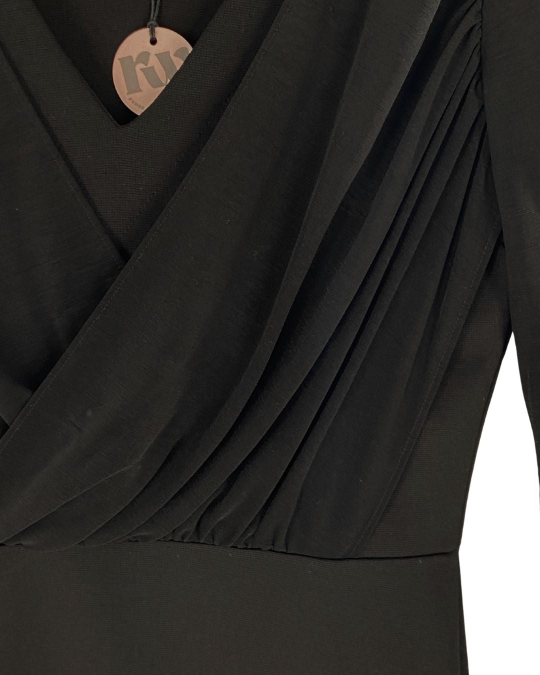 Vestido midi manga larga