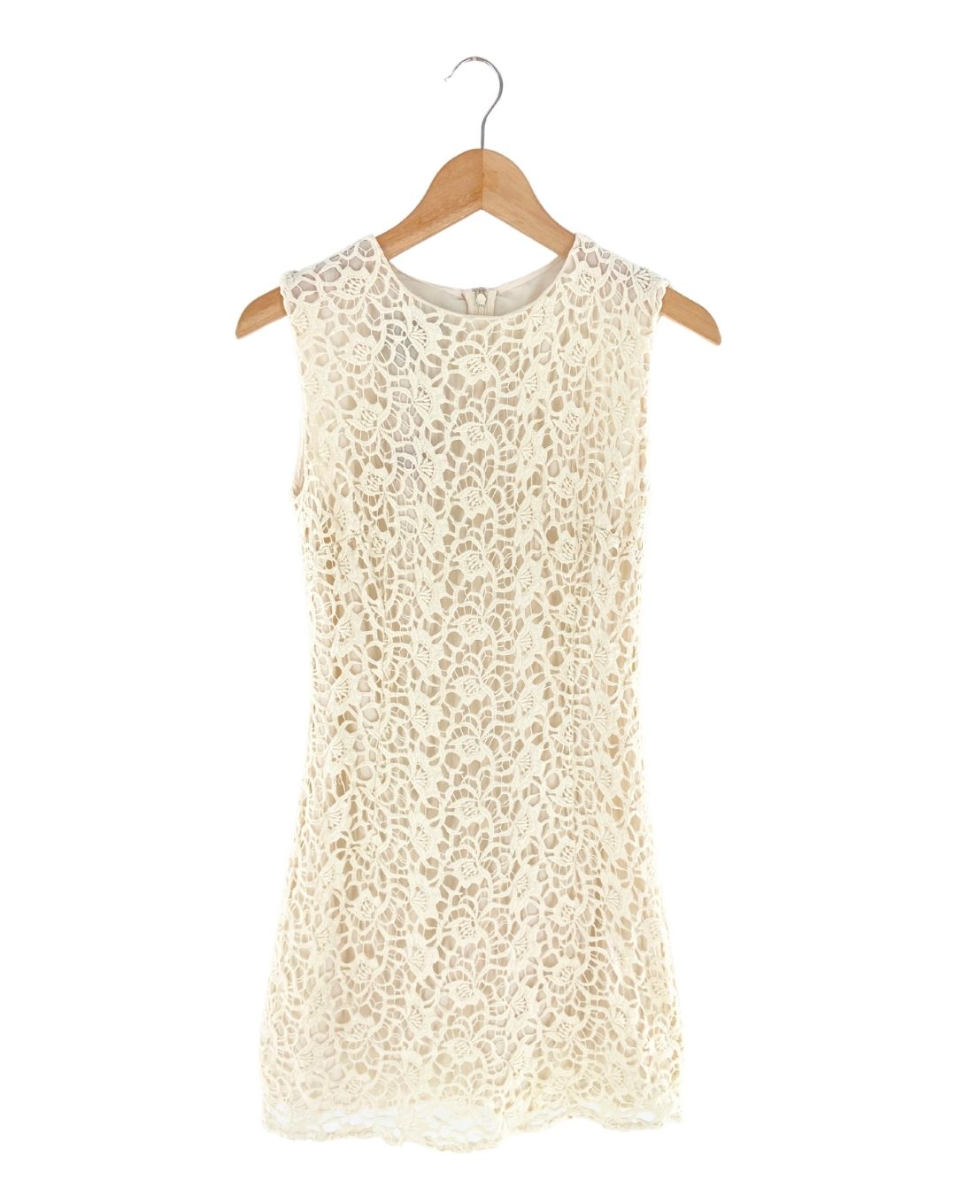 Vestido midi en guipure