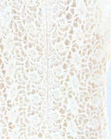 Vestido midi en guipure