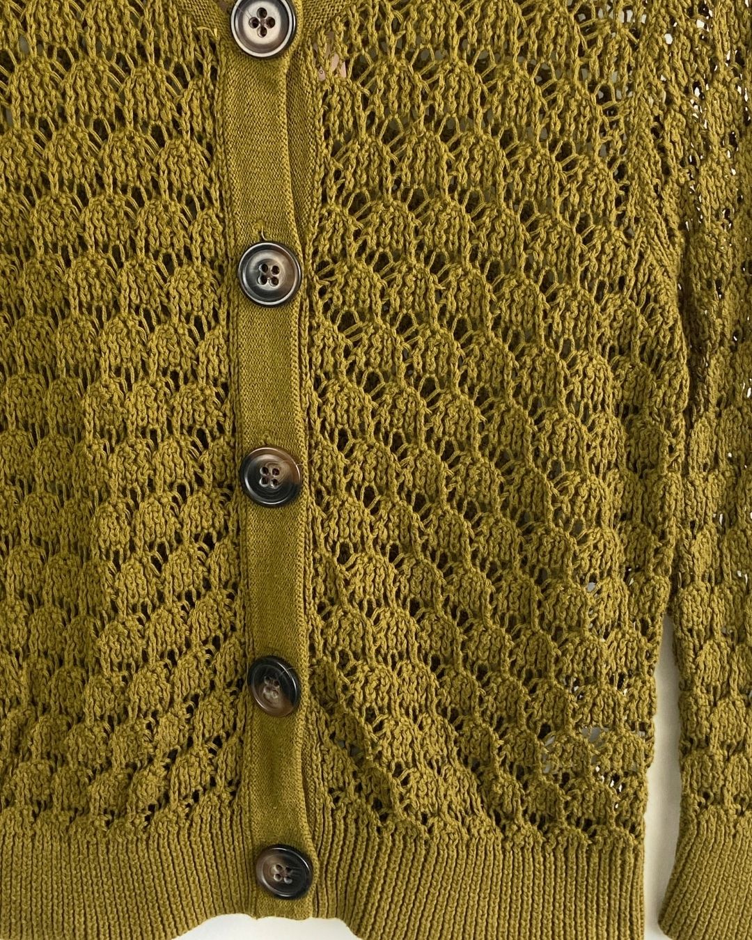 Cardigan tejido amplio