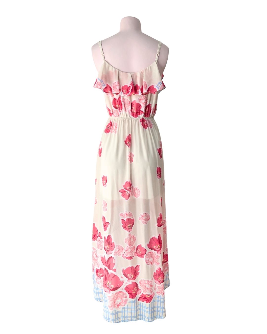 Vestido de tiras high and low