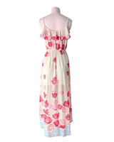 Vestido de tiras high and low
