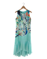 Maxi vestido sleeveless print