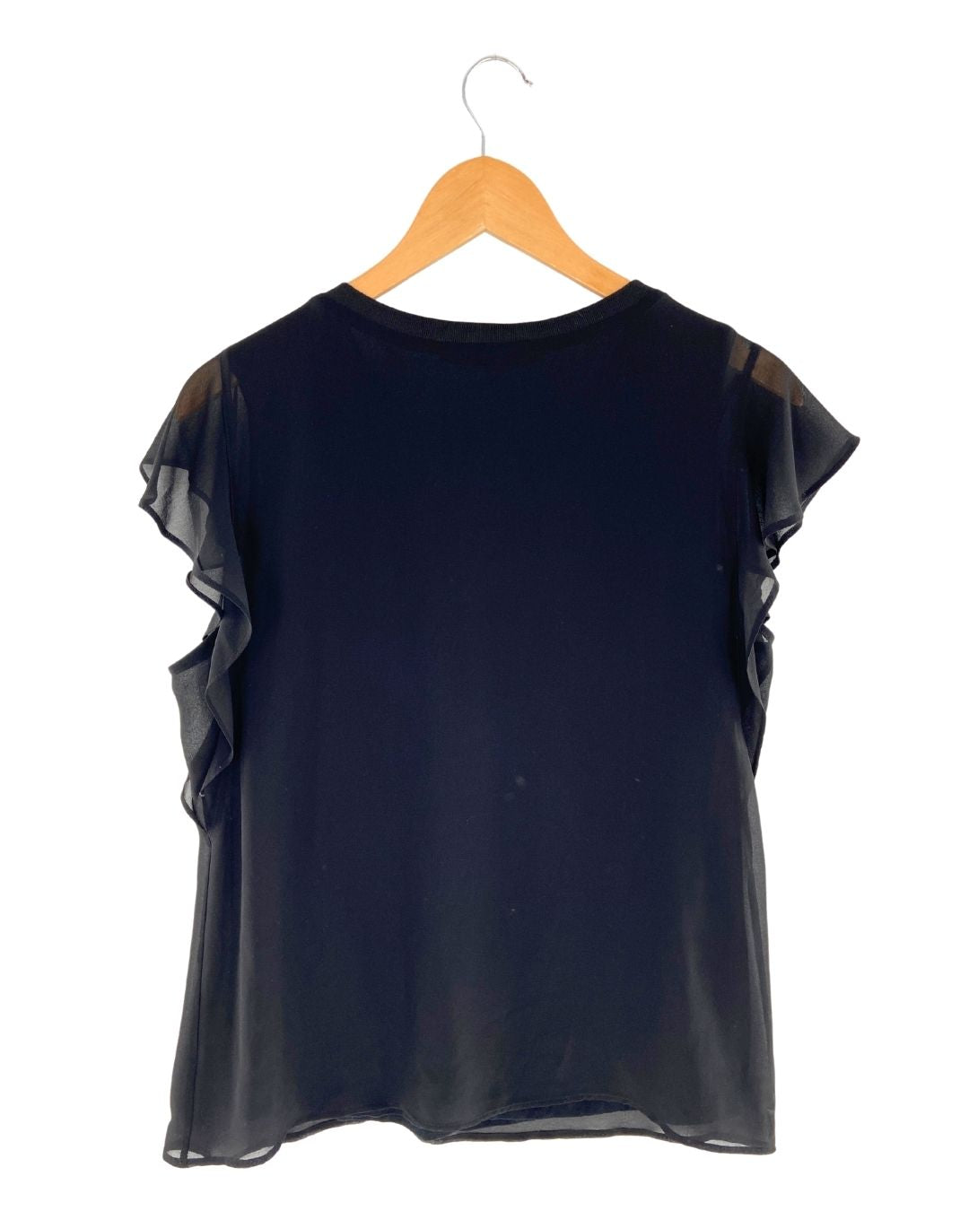 Blusa traslúcida con forro
