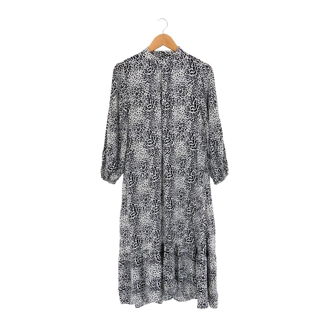 Vestido maxi manga larga