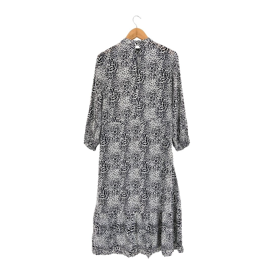 Vestido maxi manga larga