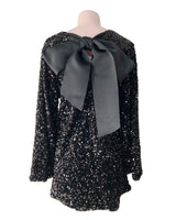 Vestido en lentejuelas lace up
