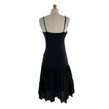 Vestido midi tiras ajustables