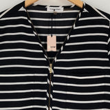 Blusa manga larga a franjas