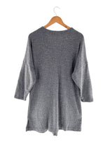 Vestido tejido con abotonadura
