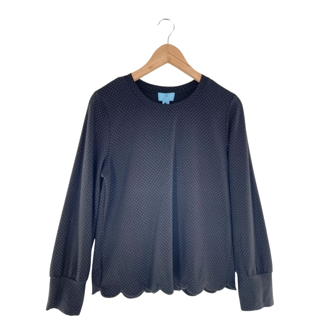 Blusa manga larga strech print