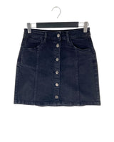 Falda mini stretch abotonada