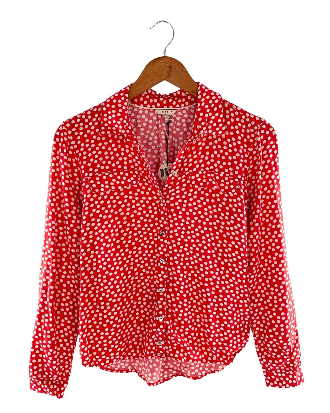 Camisa manga larga print dots