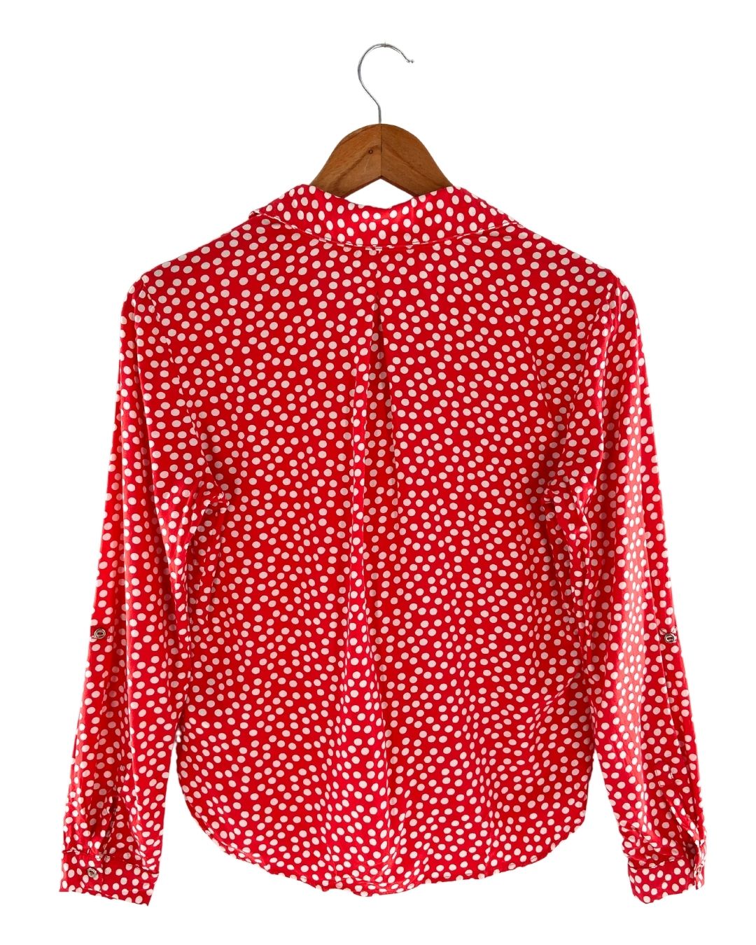 Camisa manga larga print dots
