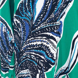 Blusa manga larga print hojas