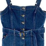 Vestido mini denim strech