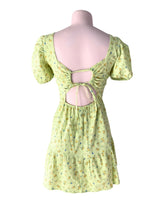 Vestido mini con textura print
