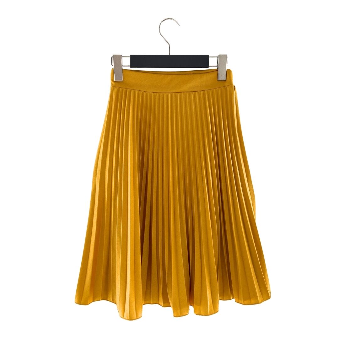 Falda midi plisada con textura