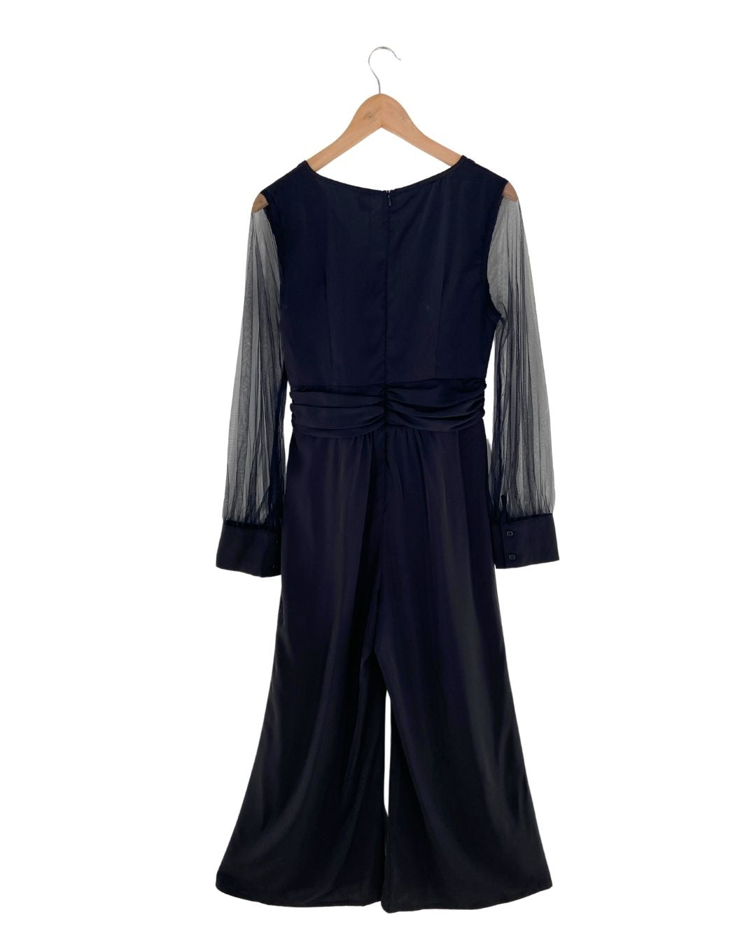 Maxi enterizo mangas en mesh