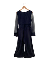 Maxi enterizo mangas en mesh