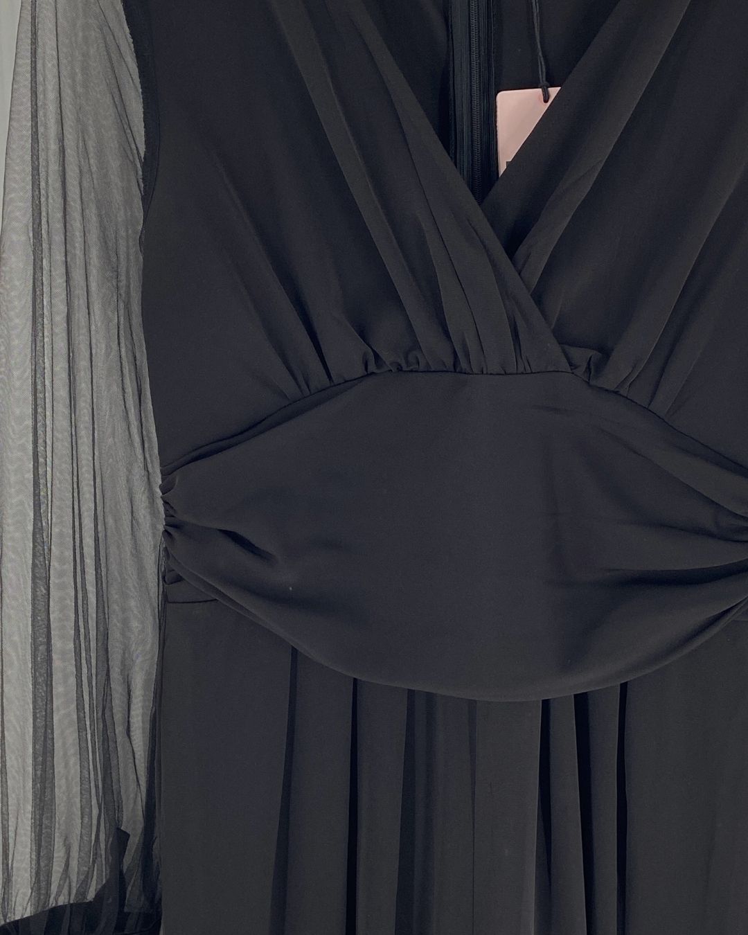 Maxi enterizo mangas en mesh