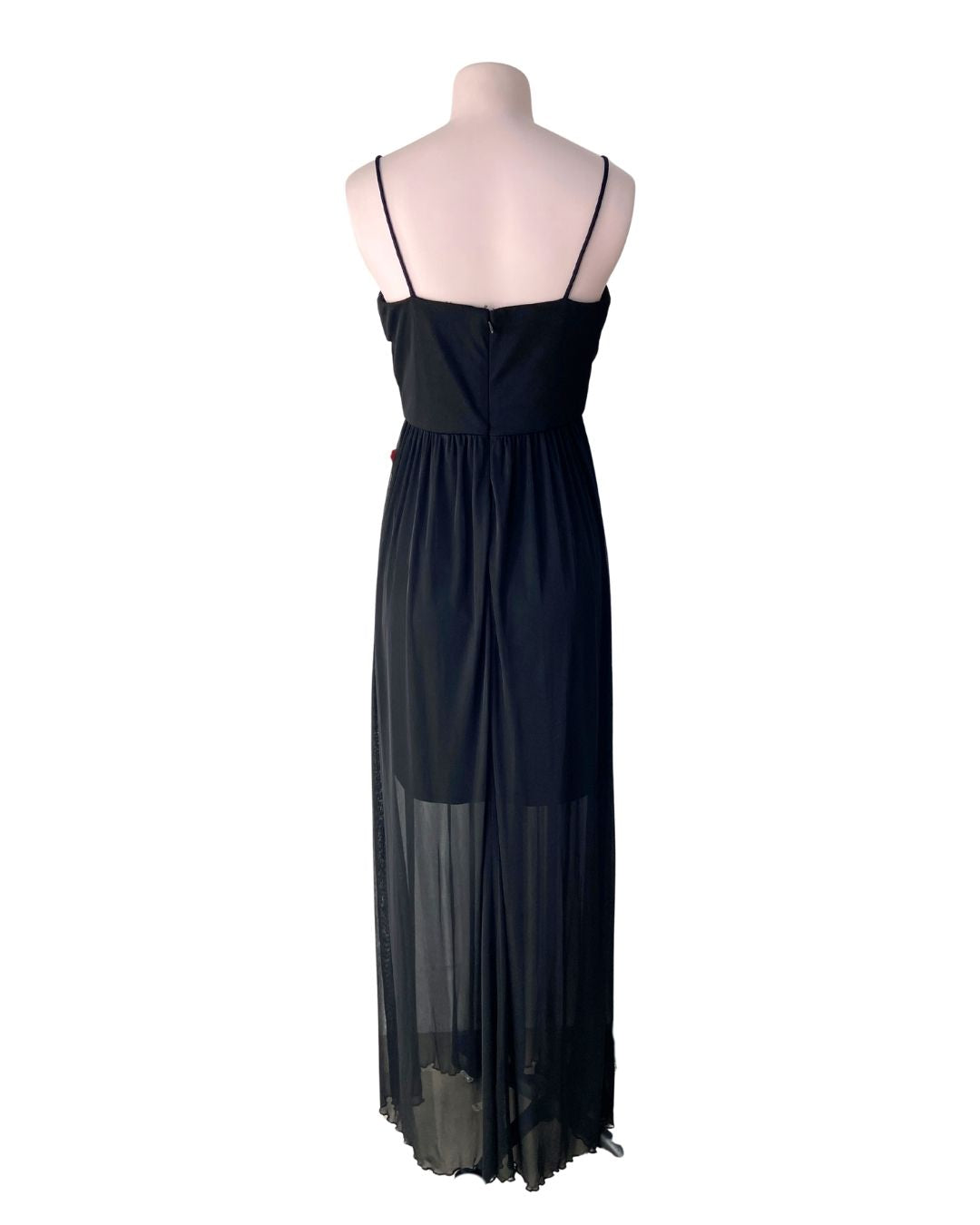 Maxi vestido de tiras