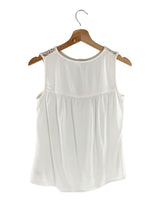 Blusa sleeveless con tejido